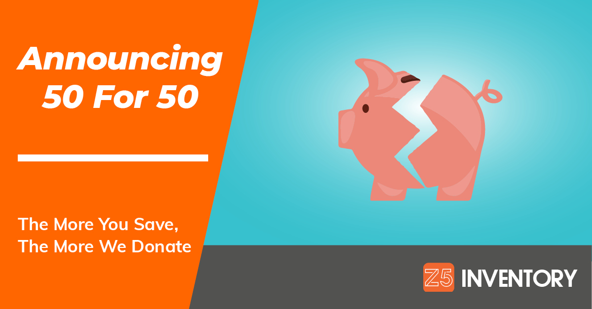 Our piggy bank is breaking open to pass our savings on to worthy charities.