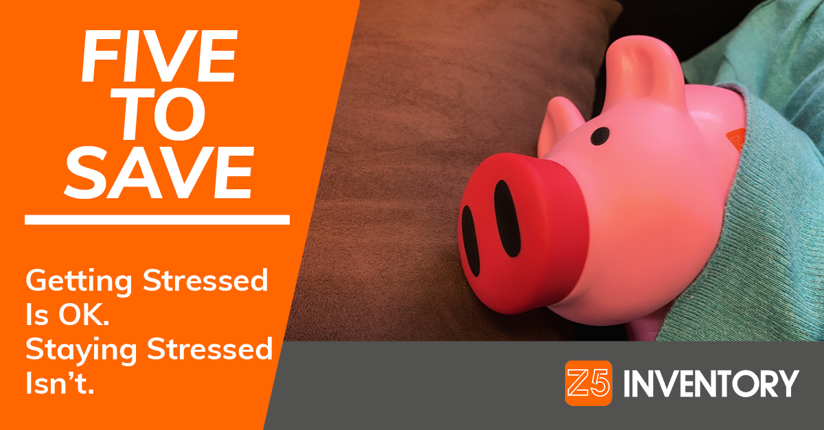 The Z5 Piggy Bank is a little stressed, just like everybody else in healthcare. 