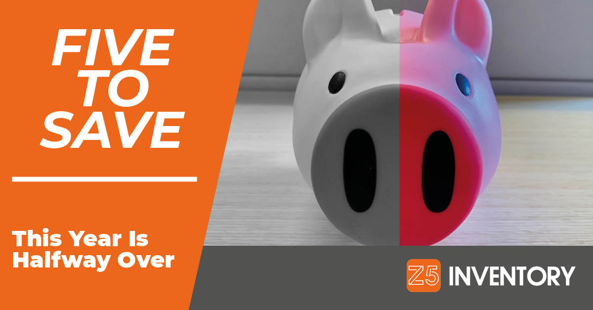 The Z5 Piggy Bank is halfway done with the year. And so are you, like it or not.