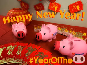2019 was the Year of the Pig, and the Z5 Piggy Bank is celebrating with its fellow pigs, but that's coming to a close.
