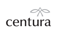 a grayscale version of the Centura Health logo