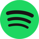 Spotify's logo - a green circle with upward-spreading waves.